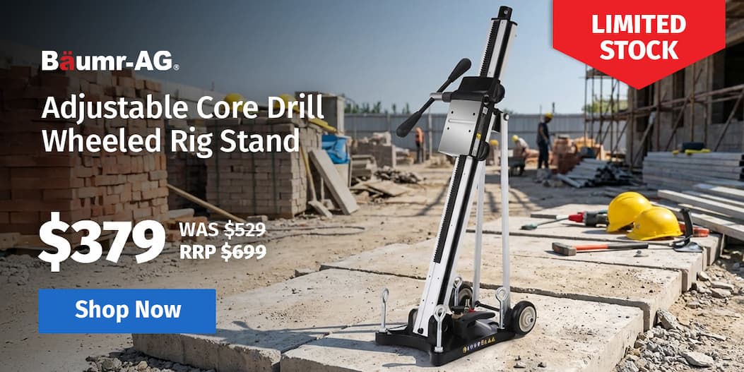 BAUMR-AG Adjustable Core Drill Wheeled Rig Stand
