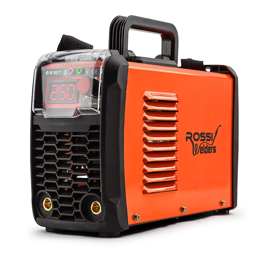 Image of ROSSI 250 Amp Stick Welder, Portable Arc MMA Inverter Welding Machine, 15A Plug