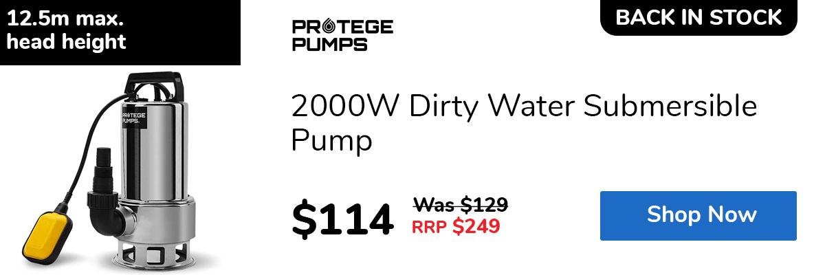 2000W Dirty Water Submersible Pump