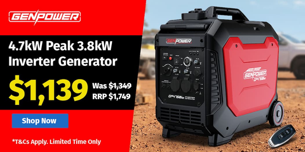 4.7kW Peak 3.8kW Inverter Generator