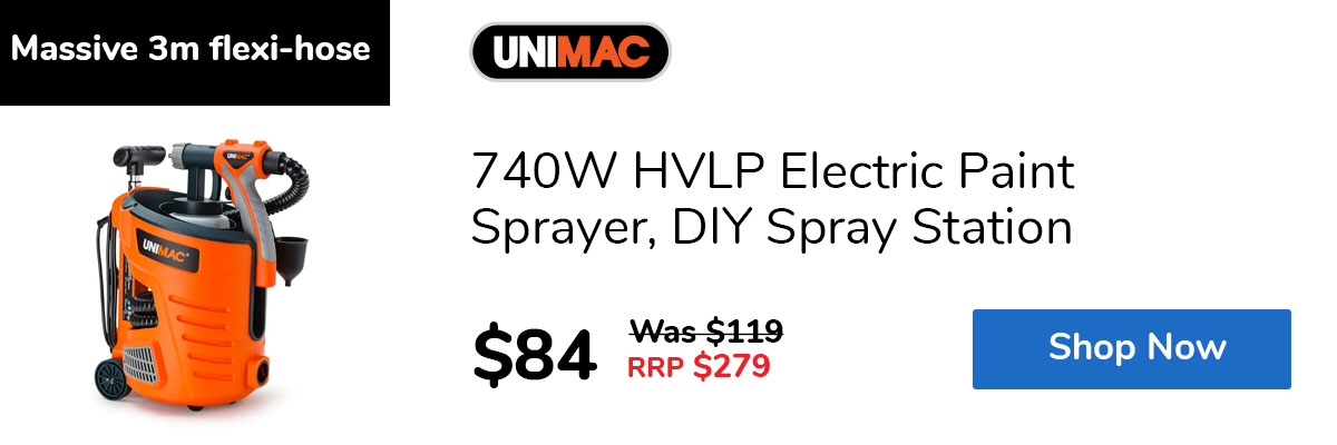 740W HVLP Electric Paint Sprayer, DIY Spray Station
