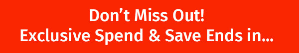 an image of a red background with a white text that says don't miss out, exclusive