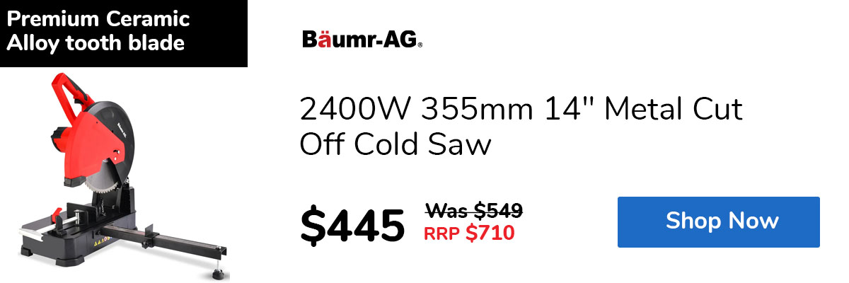 2400W 355mm 14" Metal Cut Off Cold Saw