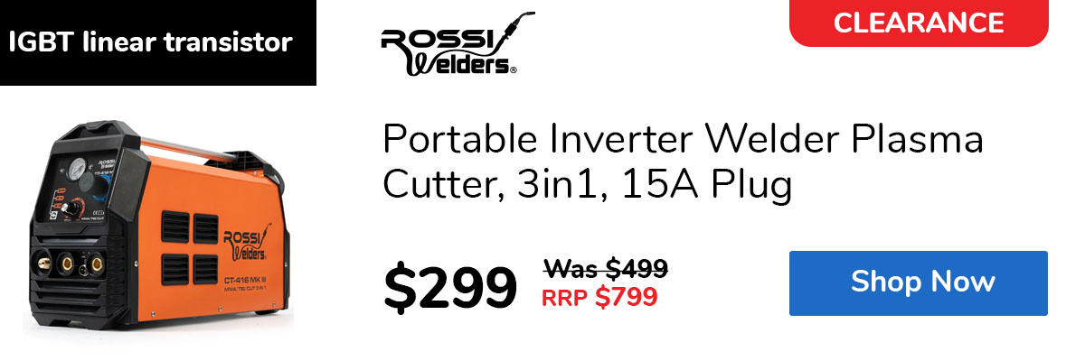 Portable Inverter Welder Plasma Cutter, 3in1, 15A Plug