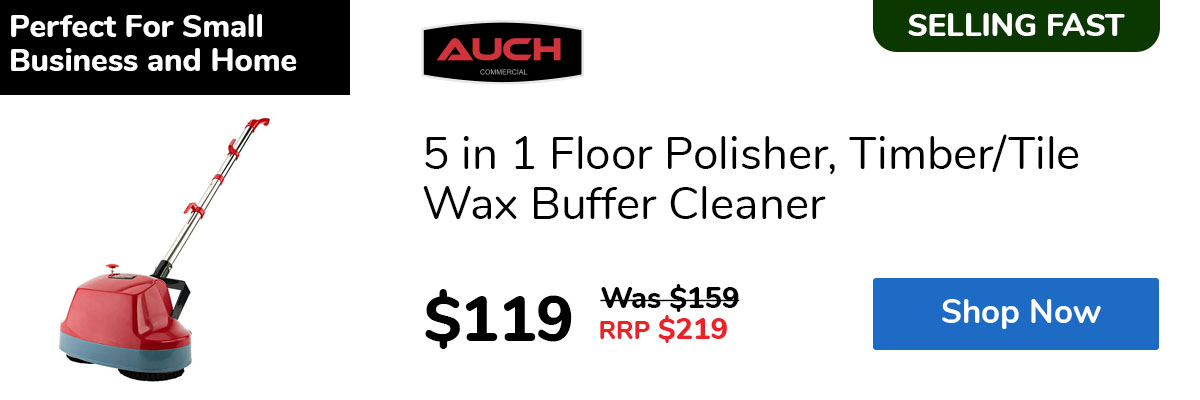 5 in 1 Floor Polisher, Timber/Tile Wax Buffer Cleaner