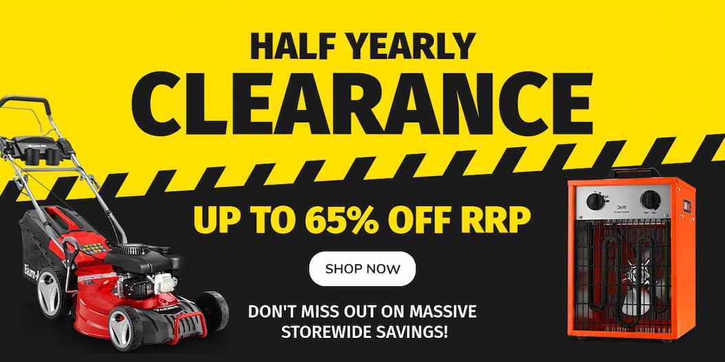 Half Yearly Clearance UP TO 65% OFF RRP