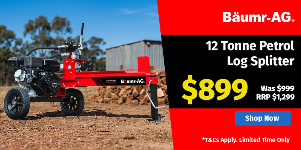 12 Tonne Petrol Log Splitter