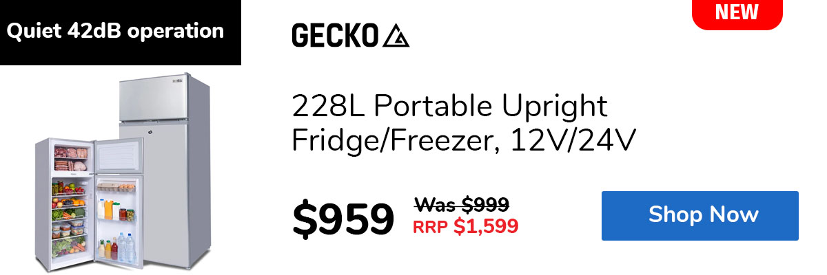 228L Portable Upright Fridge/Freezer, 12V/24V