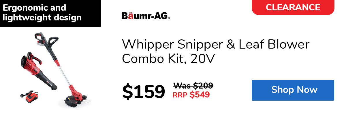 Whipper Snipper & Leaf Blower Combo Kit, 20V