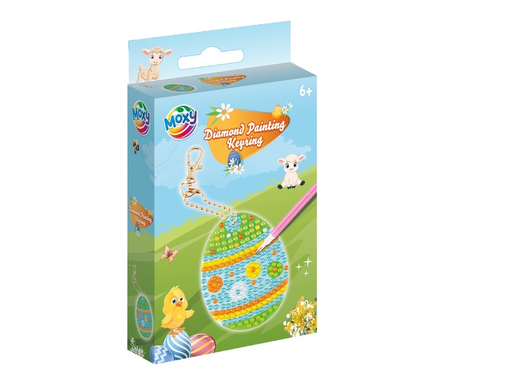  Breloc cu diamante - ou de paște 