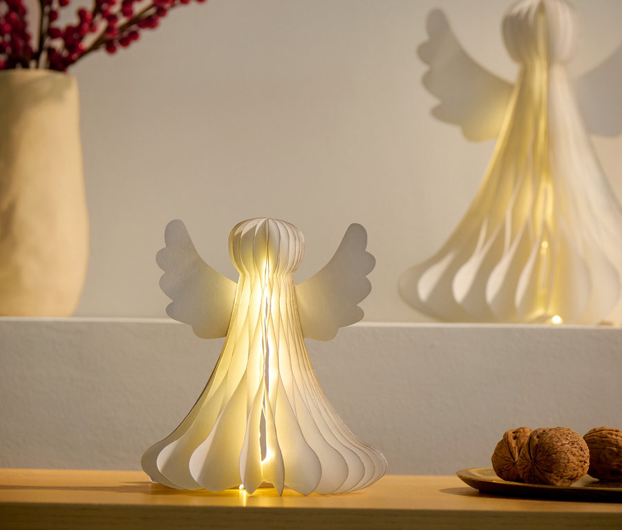LED-Papier-Engel, klein