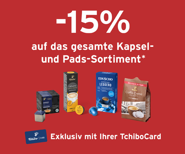 -15% auf das Kapselsortiment