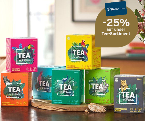-25% auf unser Tee-Sortiment