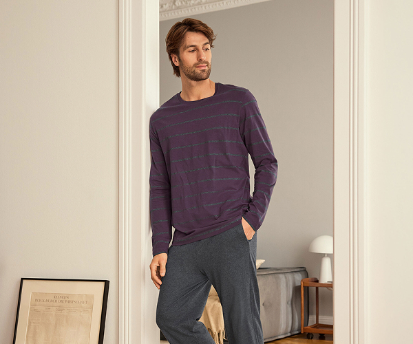 Bequeme Pyjamas, Wäsche & Loungewear für Männer