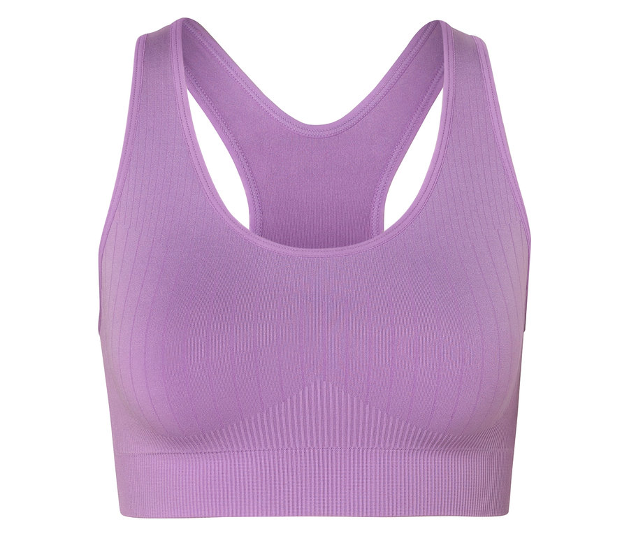 Seamless-Sport-Bustier, flieder