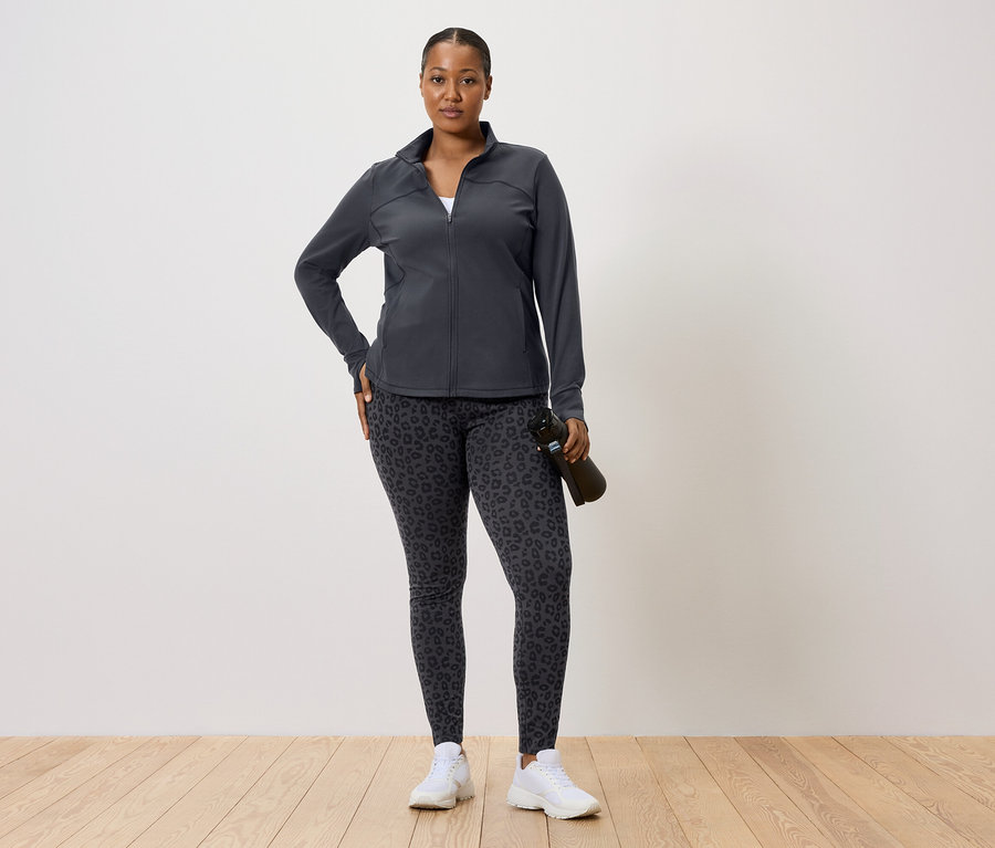 Sportjacke, anthrazit