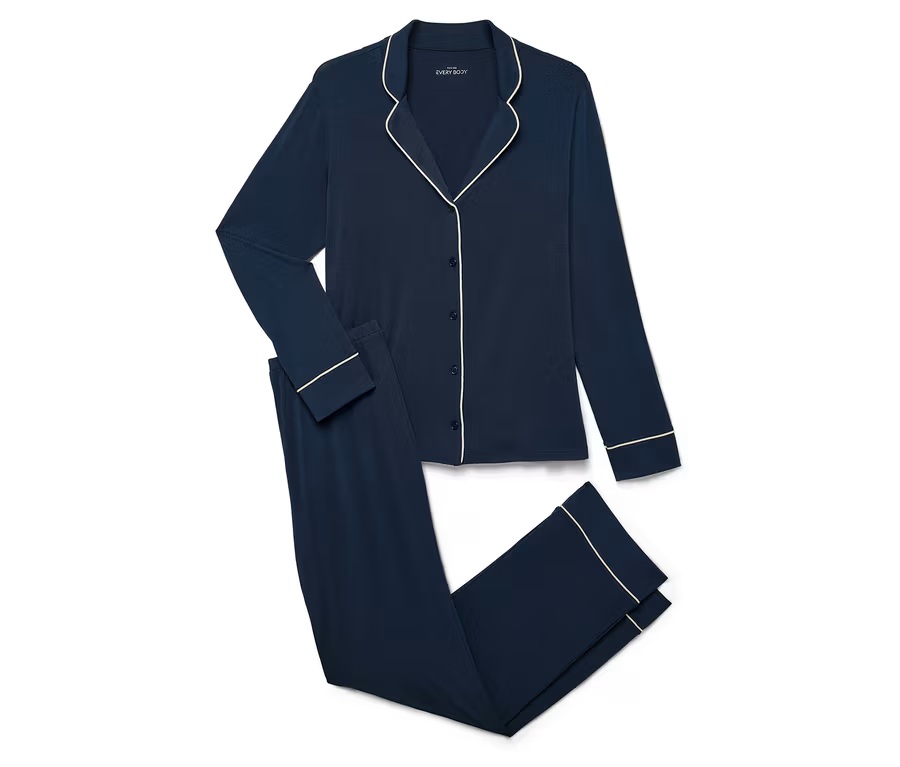 Pyjama-Set, dunkelblau