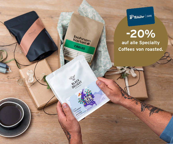 -20 % auf Kaffee von roasted.