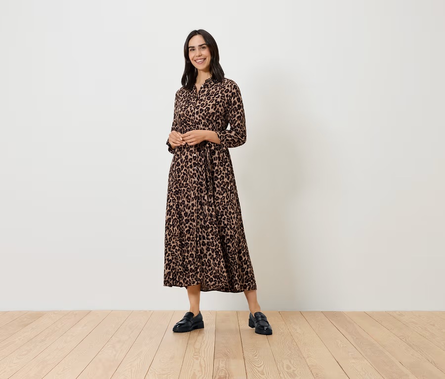 Bedrucktes Hemdblusenkleid