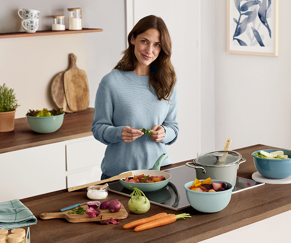 Die neue Küchenkollektion in sanften Pastellfarben