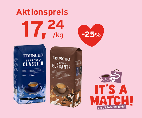 Eduscho Espresso & Caffè Crema Angebot