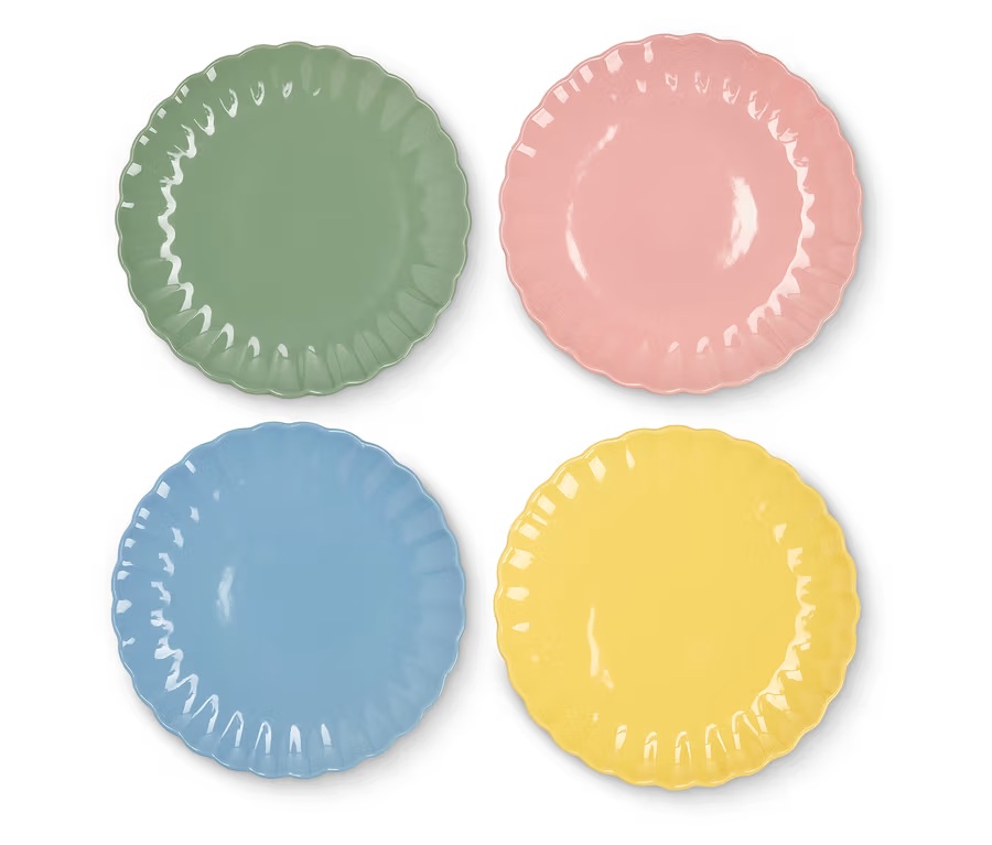 4 Frühstücksteller