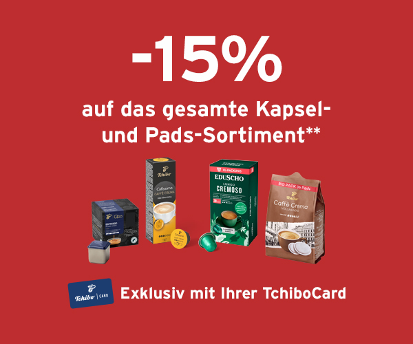 -15% auf das Kapselsortiment