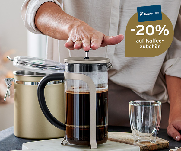 20% auf Kaffeezubehör sparen