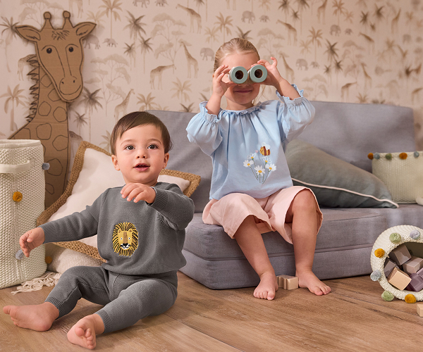 Kindermode mit süßen Tiermotiven