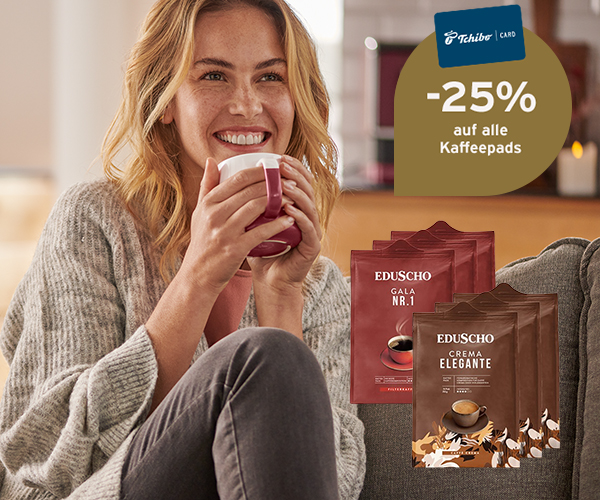 25% auf Kaffeepads sparen