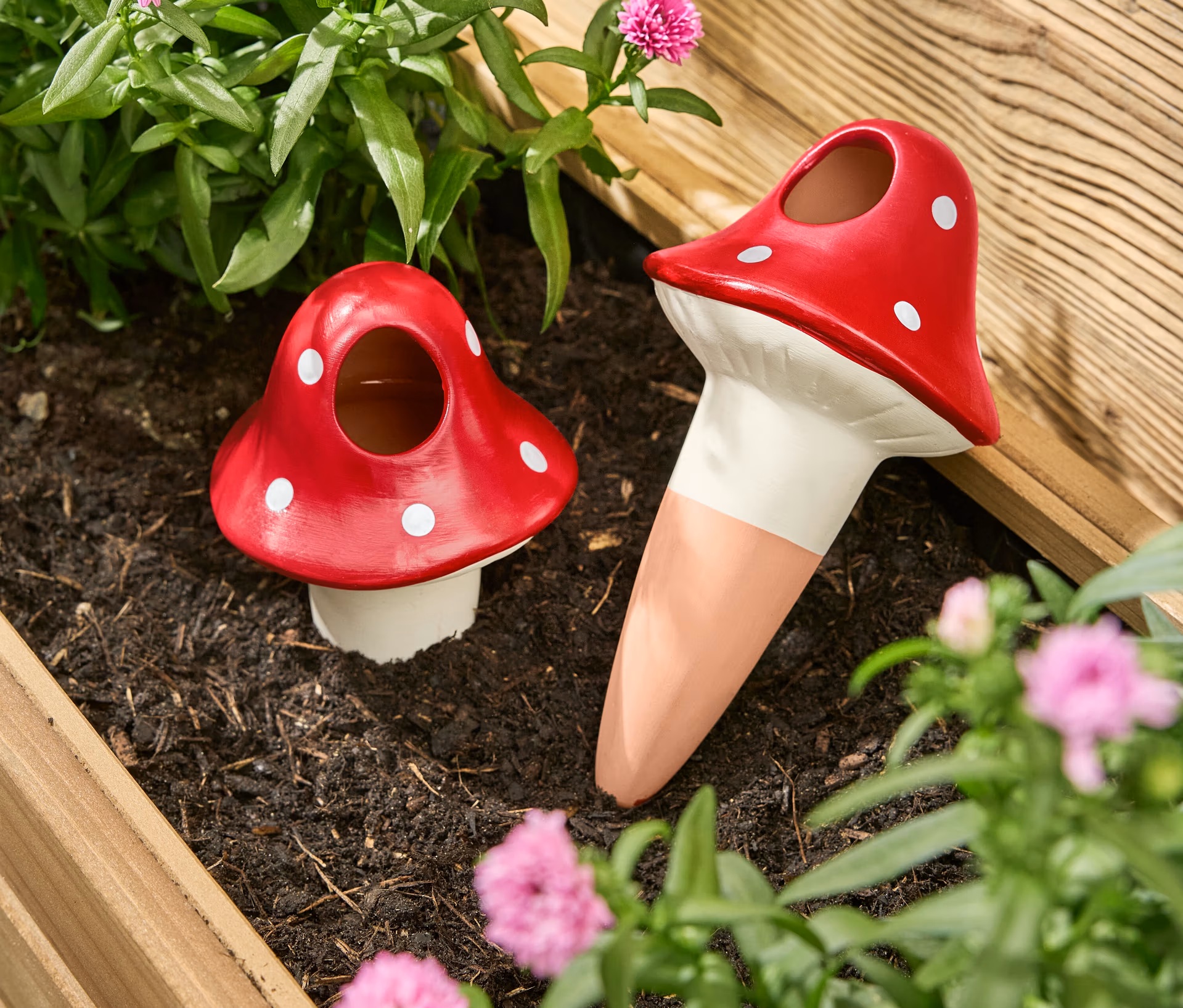 2 Bewässerungshelfer »Pilz«