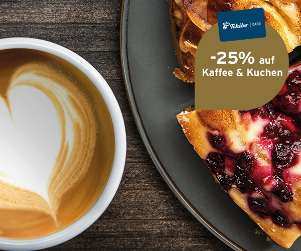 Lieblingskaffee + Kuchen nach Wahl -25%