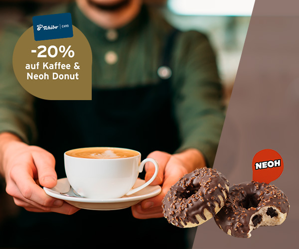 -20% auf Lieblingskaffee + Neoh Donut