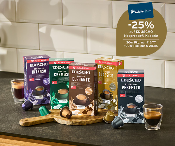 -25% auf EDUSCHO Nespresso Kapseln