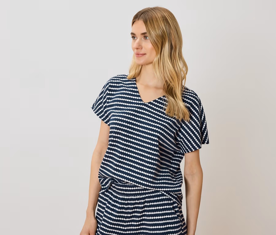 Strukturiertes Shirt