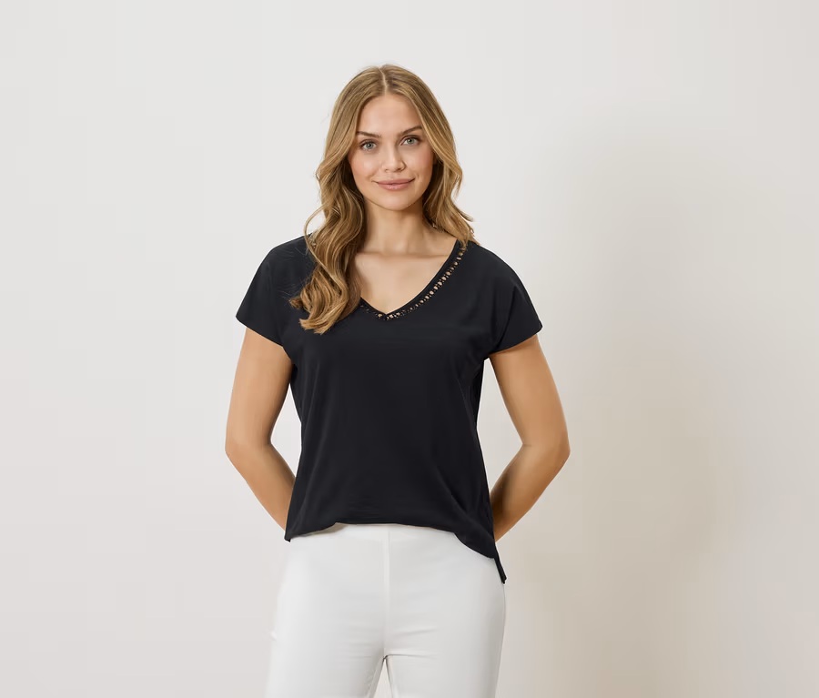 Shirt aus Modalmix