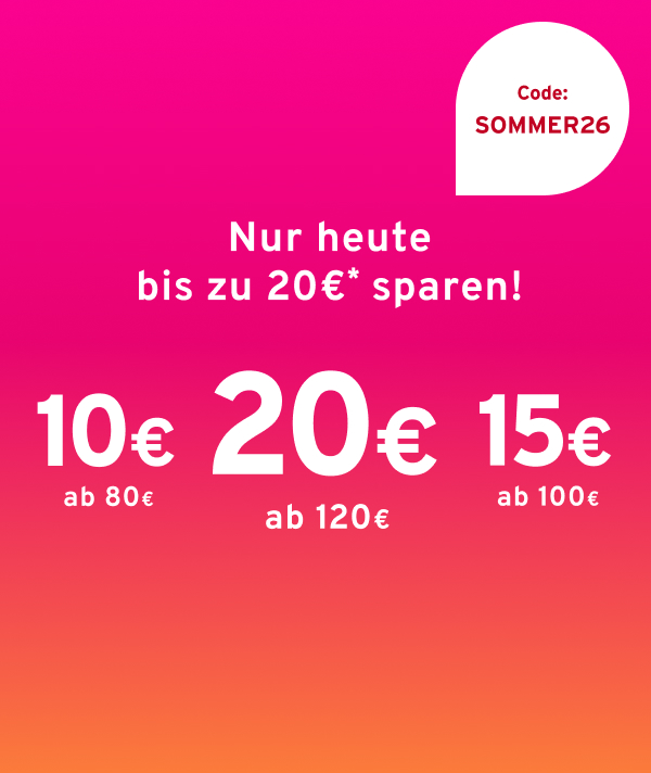Mit SOMMER26 sparen!*