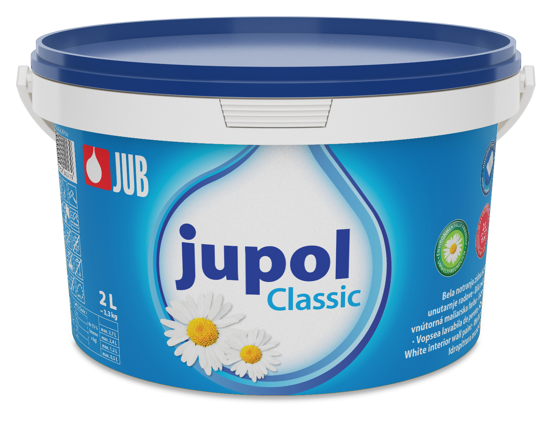 JUPOL CLASSIC - Biela interiérová farba na steny