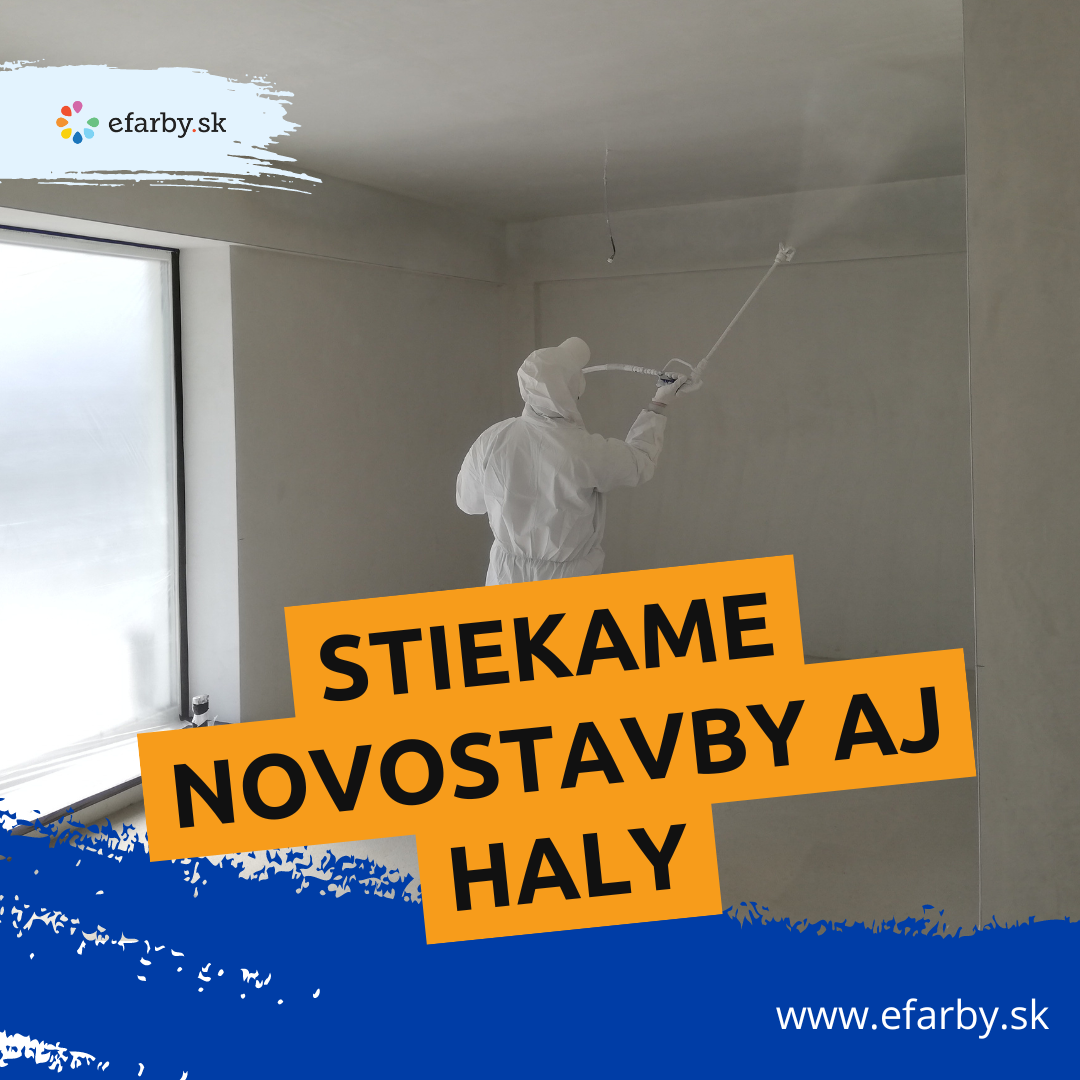 Airless striekanie novostavieb a výrobných hál