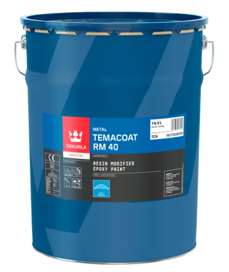TEMACOAT RM 40 - Dvojzložková epoxidová farba modifikovaná živicou