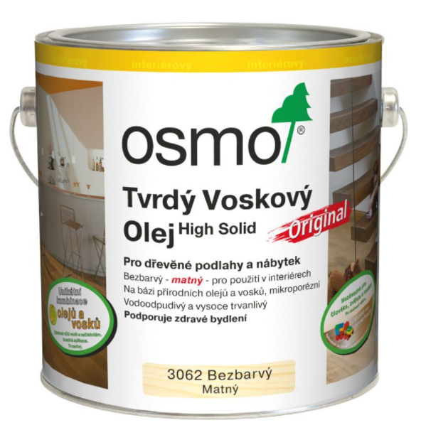 OSMO TVRDÝ VOSKOVÝ OLEJ ORIGINÁL - Olej na podlahy