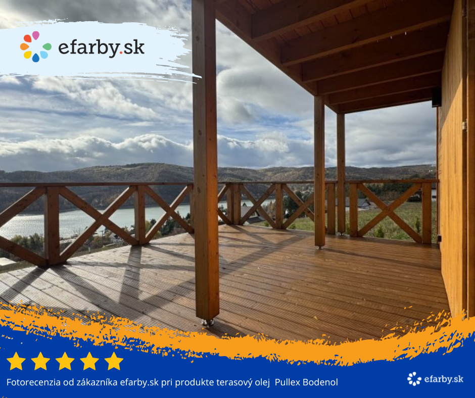 Recenzia od zákazníka, ktorý natrel svoju terasu Bodenolom