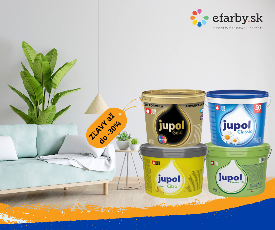 Zľavy na Jupol farby