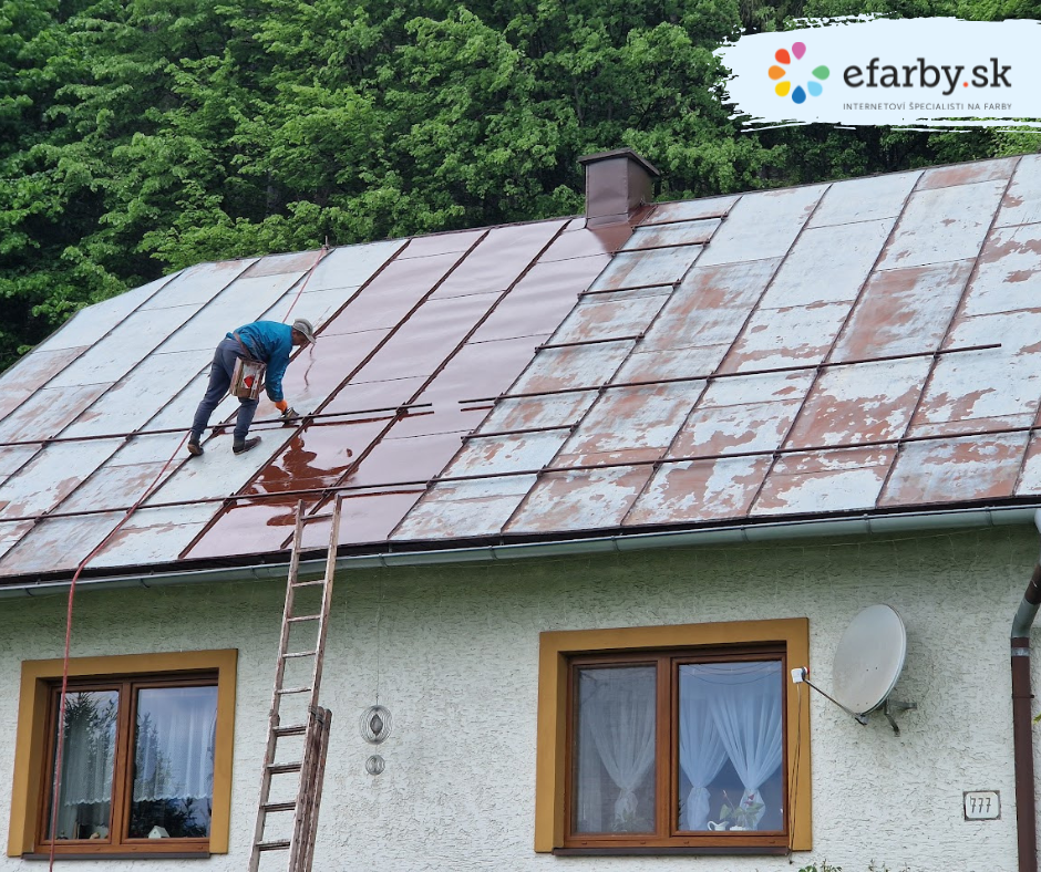 Náter strechy Superkovom