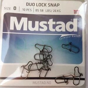 Mustad MA028-BN Duo Lock kopče 10kom - #00