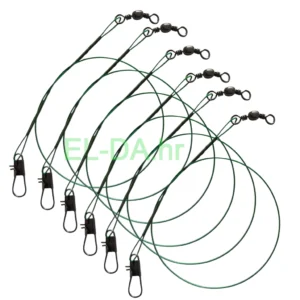 Wire Leader sajlica za štuku zelena 9kg 6kom 30cm