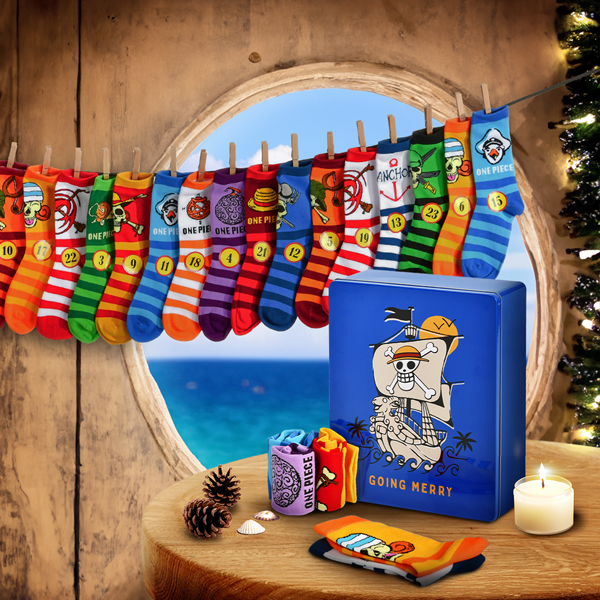 One Piece Socken Adventskalender zum Befüllen - 44,95 €