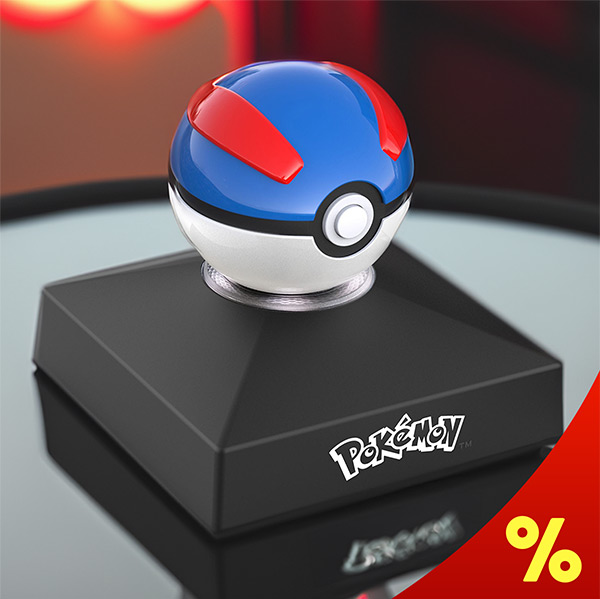 Pokemon Pokeball Superball Replik mit Licht -Statt 79,95 € jetzt nur 38,38 € (Mit Code)