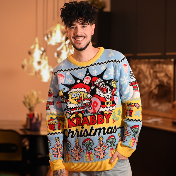 SpongeBob - Krabby Christmas Strickpullover - 54,95 €