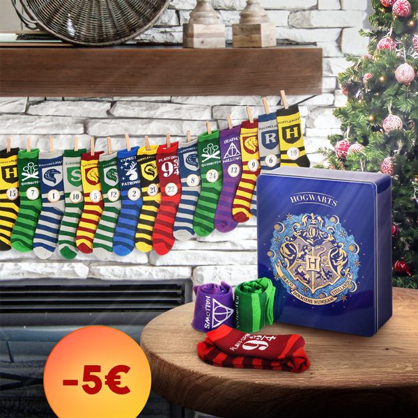 Harry Potter - Magischer Socken Adventskalender zum Befüllen - 39,95 € statt 44,95 €